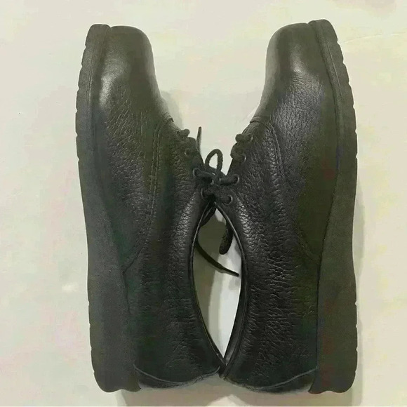 MS Safety Shoes by Iron Age Women Size 8 Black Safety Steel Toe Lace up Shoes - Picture 3 of 9